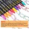 24-Color Dual Tip Acrylic Paint Pens Markers Premium for Wood, Canvas, Stone, Rock, Glass, Ceramic Surfaces DIY Crafts and Art Supplies
